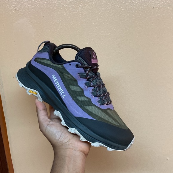 Merrell Moab Speed Floatpro Gore-Tex Trail Sneakers “Purple Green” - Picture 8 of 16